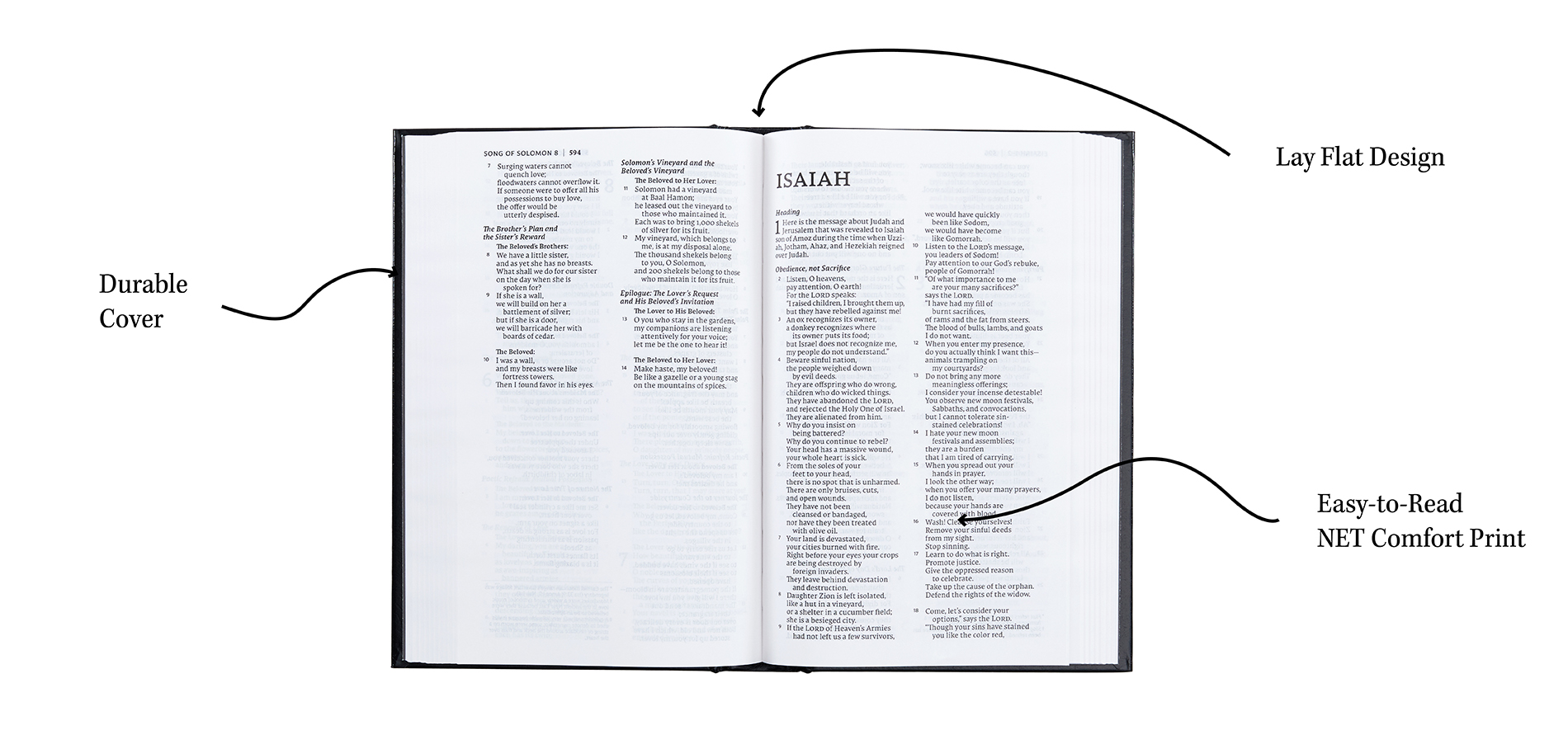 A breakdown of the resources inside a NET Bible